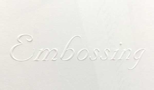Embossing Embossing
