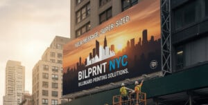 Custom Billboard Printing NYC Midtown Large Format Vinyl Professional custom billboard banner printing in NYC Midtown Manhattan with durable vinyl for outdoor advertising