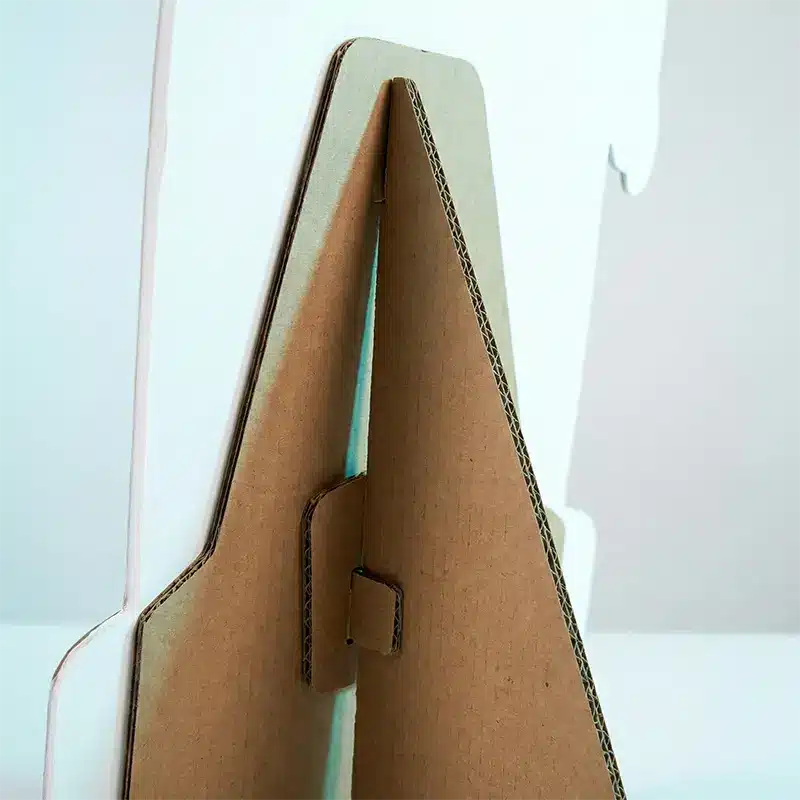 Cutout Easel Back Sturdy easel back on a custom cutout.