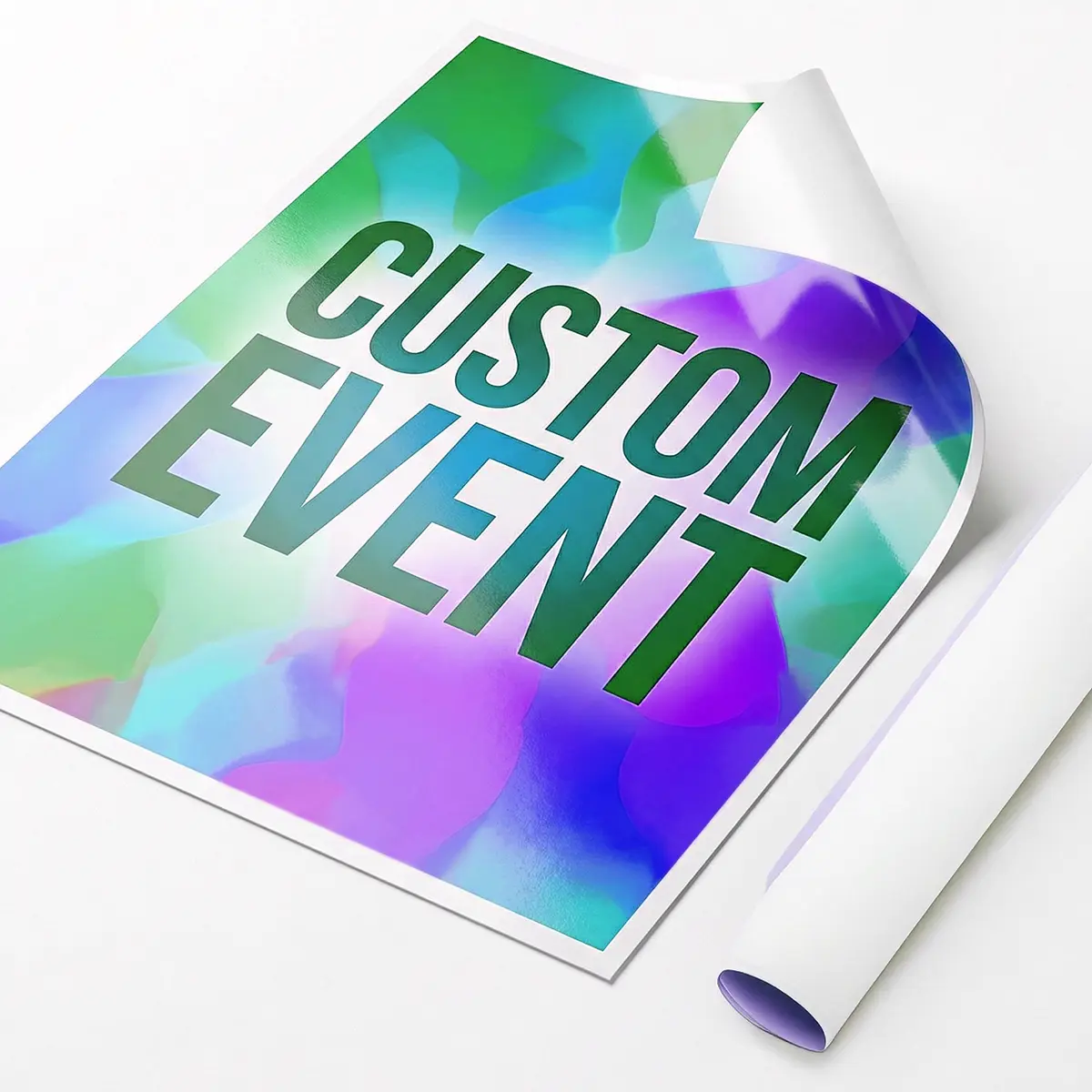 Posters & Art 3 Vibrant custom promotional poster printed on glossy paper with sharp colors.
