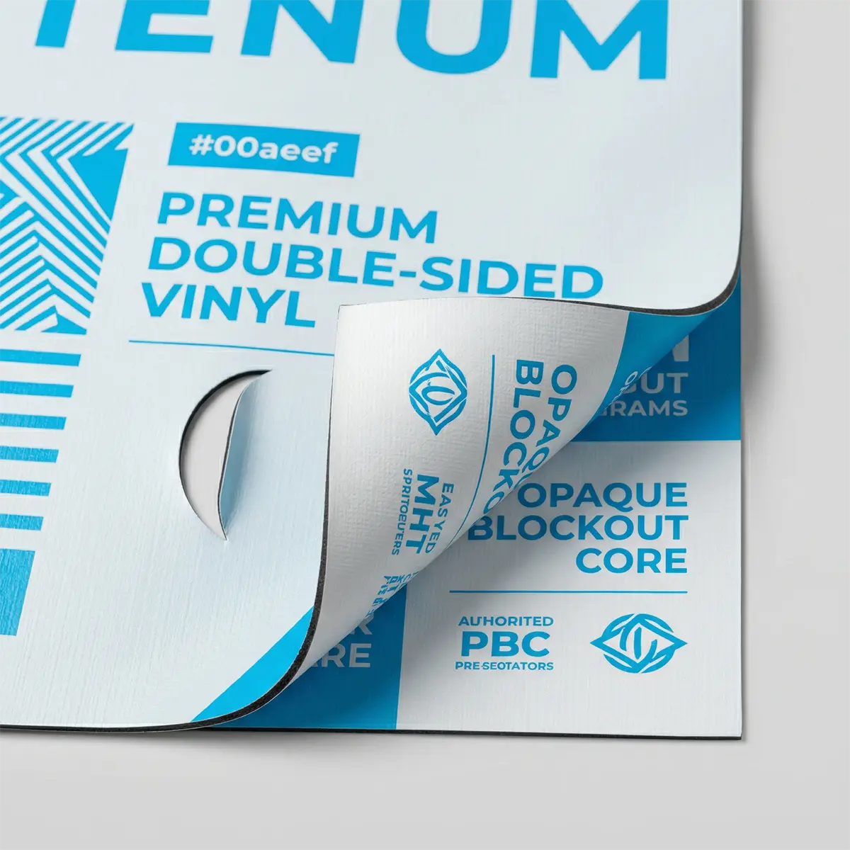 True Double-Sided Printing Double-sided printing on opaque vinyl for avenue banners