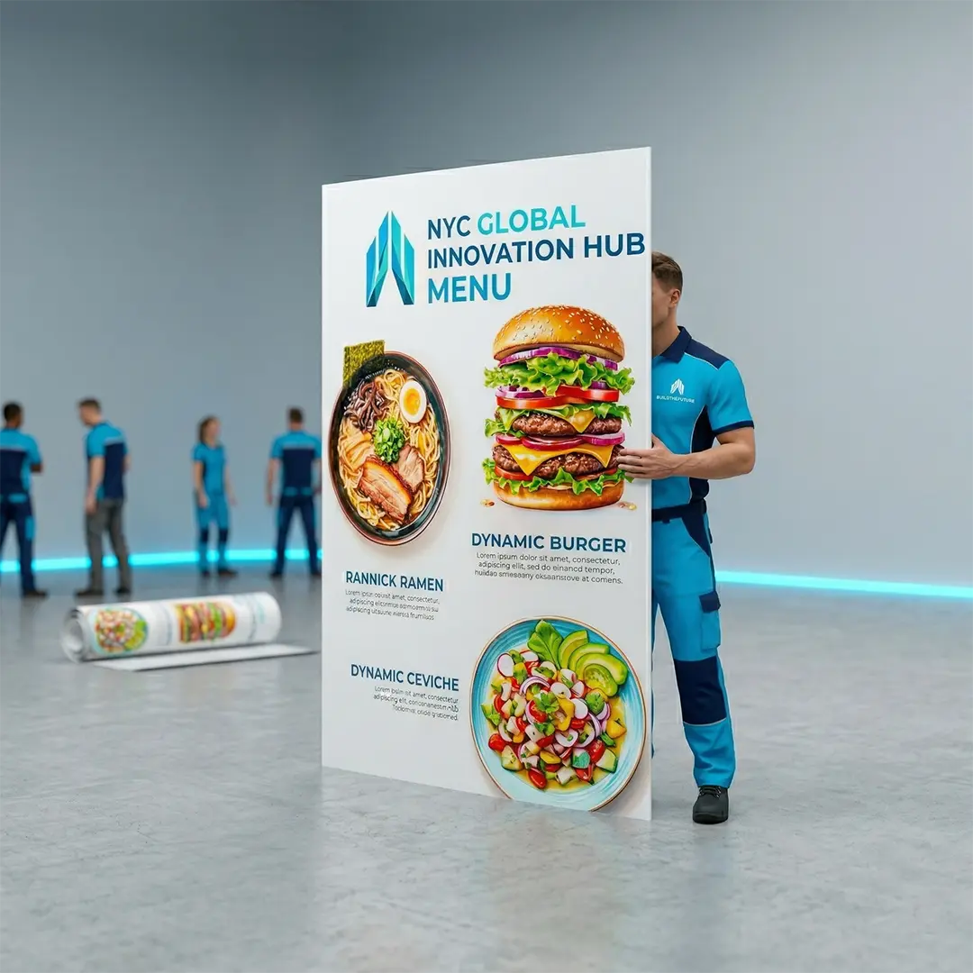 Maximum Size 48″x96″ Sintra Printing Large 48x96 inch custom printed Sintra display board